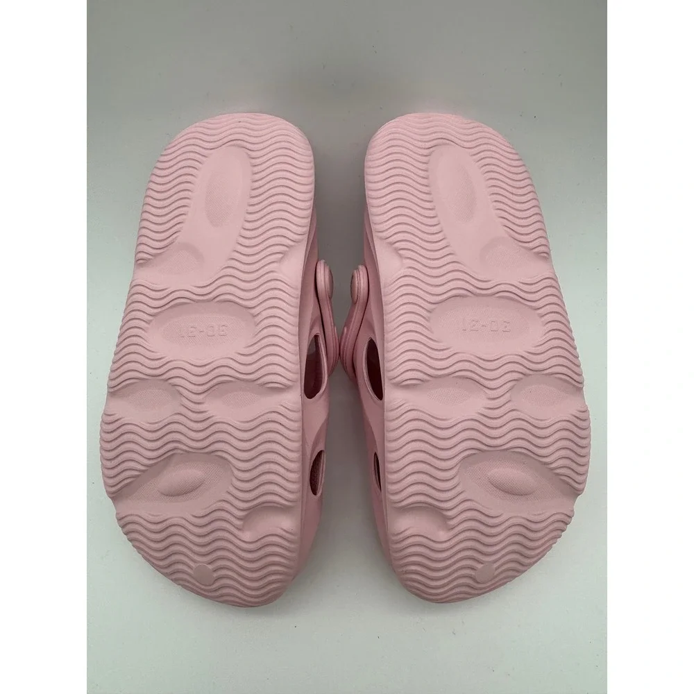 Kids Pink Clogs Slip On‎ Sandals Charms Lightweight Comfort Shoes